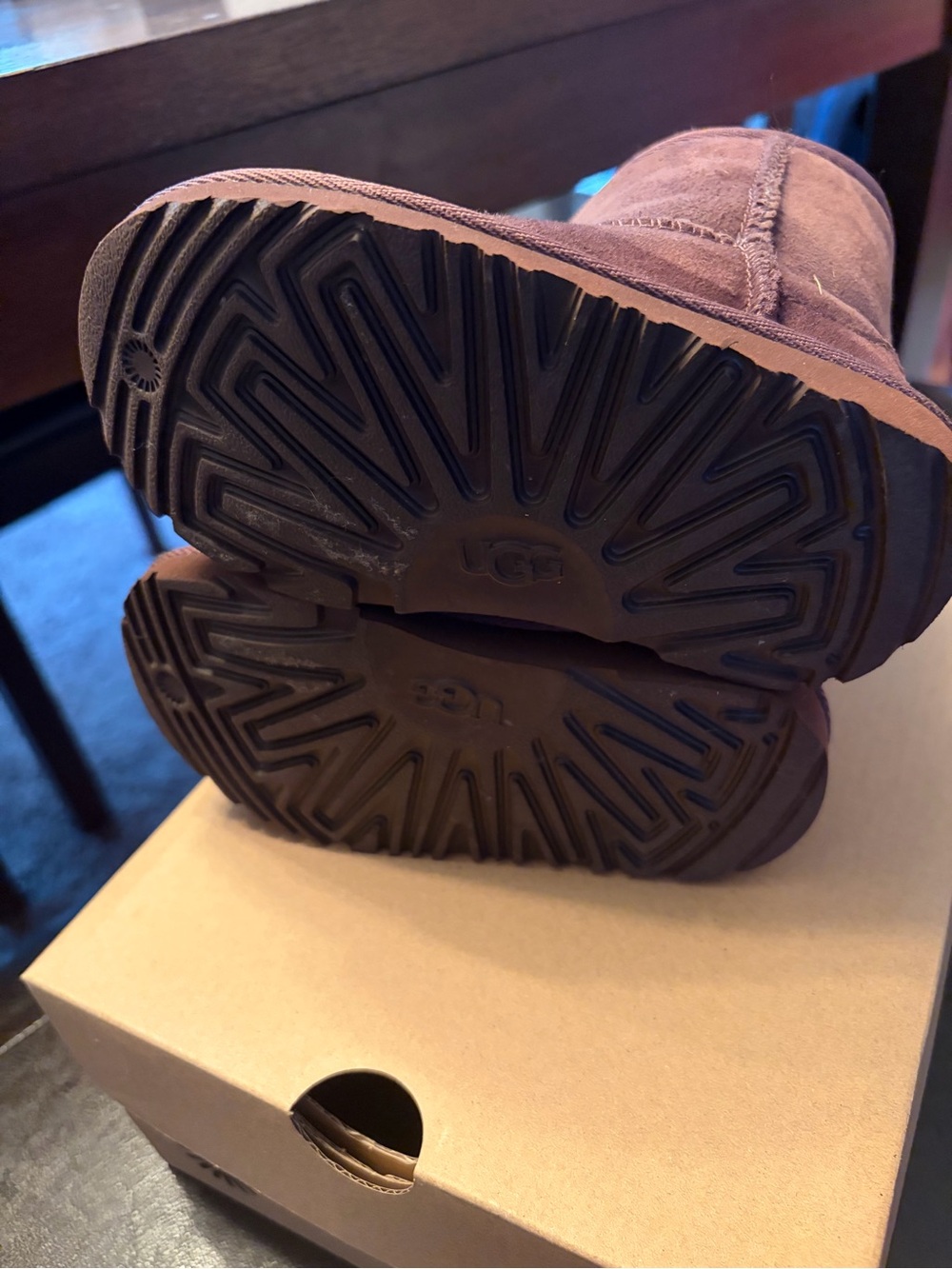 UGG Kids Classic Short Boot in Brown